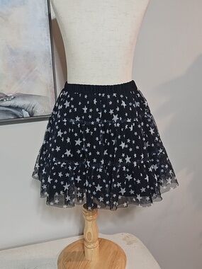 3 for $20 ⭐ Carter’s Girls Black Star Tiered Tutu Skirt - Size 6
